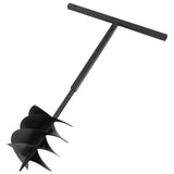 Ground Drill with Handle 250 mm Steel Black 145258