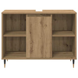 Bathroom Furniture Set 3 pcs Artisan Oak Engineered Wood 3378514