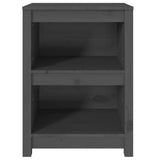 Book Cabinet Grey 50x35x68 cm Solid Wood Pine 821701