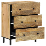 Side Cabinet 60x33x75 cm Solid Wood Mango 356894