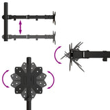 Monitor Mount Black Steel VESA 75/100 mm 358005
