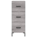 Highboard Grey Sonoma 34.5x34x180 cm Engineered Wood 3198855