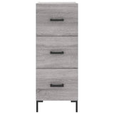 Highboard Grey Sonoma 34.5x34x180 cm Engineered Wood 3198855
