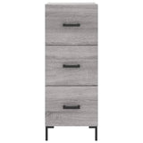 Highboard Grey Sonoma 34.5x34x180 cm Engineered Wood 3198855