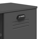 Shoe Bench VIKEN Anthracite Grey 106x35x45 cm Engineered Wood 374934