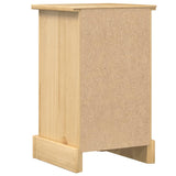 ZNTS Bedside Cabinet Corona 35x32.5x58 cm Solid Wood Pine 4005652