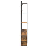 Coat Stand with Shoes Bench Old Wood 143 x 30 x 199.5 cm 8012048