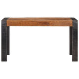 Dining Table 140x70x76 cm Solid Rough Mango Wood 289655