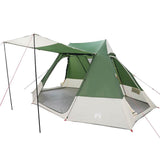 Camping Tent with Roof Green 482 x 360 x 227 cm Taffeta 42001187