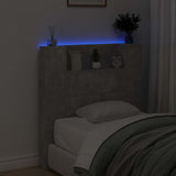 Headboard Concrete Grey Engineered Wood 3418653