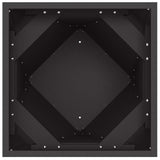 Planter Black 30 x 30 x 75 cm Steel 883766