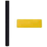 Window Films 5 pcs Static Frosted Black PVC 3208958