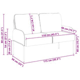 Sofas with Cushion 110cm Yellow Plywood 42023461