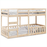 Bunk Bed 80x200 cm Solid Wood Pine 3308586