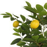 Artificial Lemon Tree with 3 Trunks Green 120 cm PP 4010677