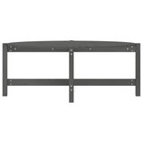 Coffee Table Grey 118x63x45 cm Solid Wood Pine 822319