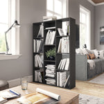 ZNTS Room Divider/Book Cabinet Grey 100x24x140 cm Engineered Wood 800443