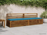 2-Piece Bench Cushions SOEST 2 pcs 100% Polyester Light Blue 949181