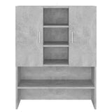 Washing Machine Cabinet Concrete Grey 70.5x25.5x90 cm 808390