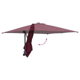 Garden Parasol Bordeaux Red 248.5 x 247.5 x 160 cm 42003239