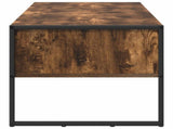 Coffee Table Smoke Oak 100 x 46 x 40 cm Engineered Wood 886446
