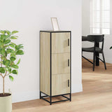 Highboard Sonoma Oak 35.5x35x106.5 cm Engineered Wood and Metal 849065