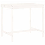 5 Piece Garden Bar Set White Solid Wood Pine 3157776