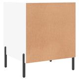 Bedside Cabinets 2 pcs High Gloss White 40x40x50 cm Engineered Wood 827585