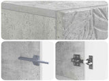 TV Cabinet Concrete Grey Engineered Wood 897118