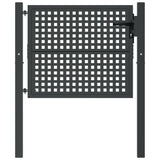 Garden Gate Anthracite 100x75 cm Steel 154559