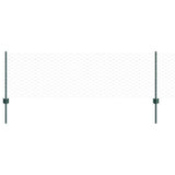 Welded Wire Fence 50 x 0.6 m PVC-Coated Steel Green 3336747