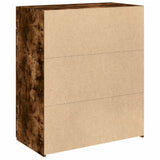 Sideboard Smoked Oak 80x42.5x93 cm Engineered Wood 3281473