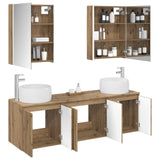 Bathroom Cabinet Set 5 pcs Artisan Oak Engineered Wood 3406534