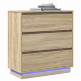 Bedside Cabinet Sonoma Oak 71 x 34.5 x 75 cm Engineered wood 869636