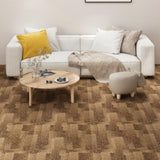 Floor Carpet Tiles 20 pcs 5 m² Brown 331490