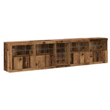LED Sideboard Old Wood 283 x 37 x 67 cm Engineered Wood 3333114