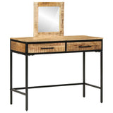 Dressing Table Brown 100 x 40 x 120 cm Solid Mango wood 374093