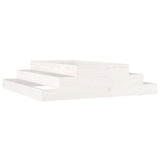 Planter White 110x110x27 cm Solid Wood Pine 823900