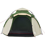 ZNTS Camping Tent Dome 3-Person Green Quick Release 4004226