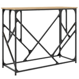 Console Table Sonoma Oak 100x40x80 cm Engineered Wood 834116