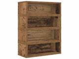 CD Storage Rack 4 pcs Old Wood 40 x 17 x 17 cm Engineered Wood 8012726