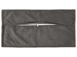 Cushion Cover 6 pcs HOUTEN Dark Grey 50 x 70 cm Corduroy 919500