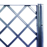 Garden Planter with Trellis Blue Grey 160x160x140 cm PP 367881