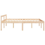 Senior Bed without Mattress 120x200cm Solid Wood Pine 810609