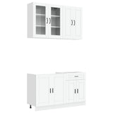 Kitchen Unit PORTO 4 pcs White Engineered Wood 3438335
