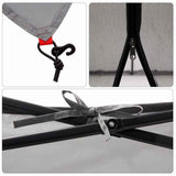Inner Tent with Roof Grey and Orange 303 x 303 x 196 cm Taffeta 42001174