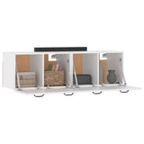 Wall Cabinets 2 pcs White 80x35x36.5 cm Engineered Wood 3115652