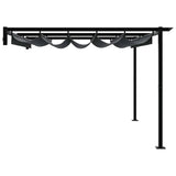 Gazebo 400 x 300 x 200 cm Anthracite Polyester 4003975