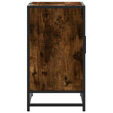 Bathroom Sink Cabinet Smoked Oak 65x33x60 cm Engineered Wood 849286
