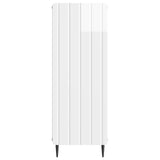 Sideboard High Gloss White 34.5 x 33 x 92 cm Engineered Wood 894369
